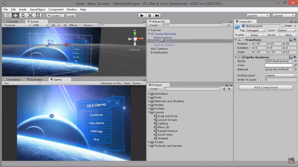 UI unity