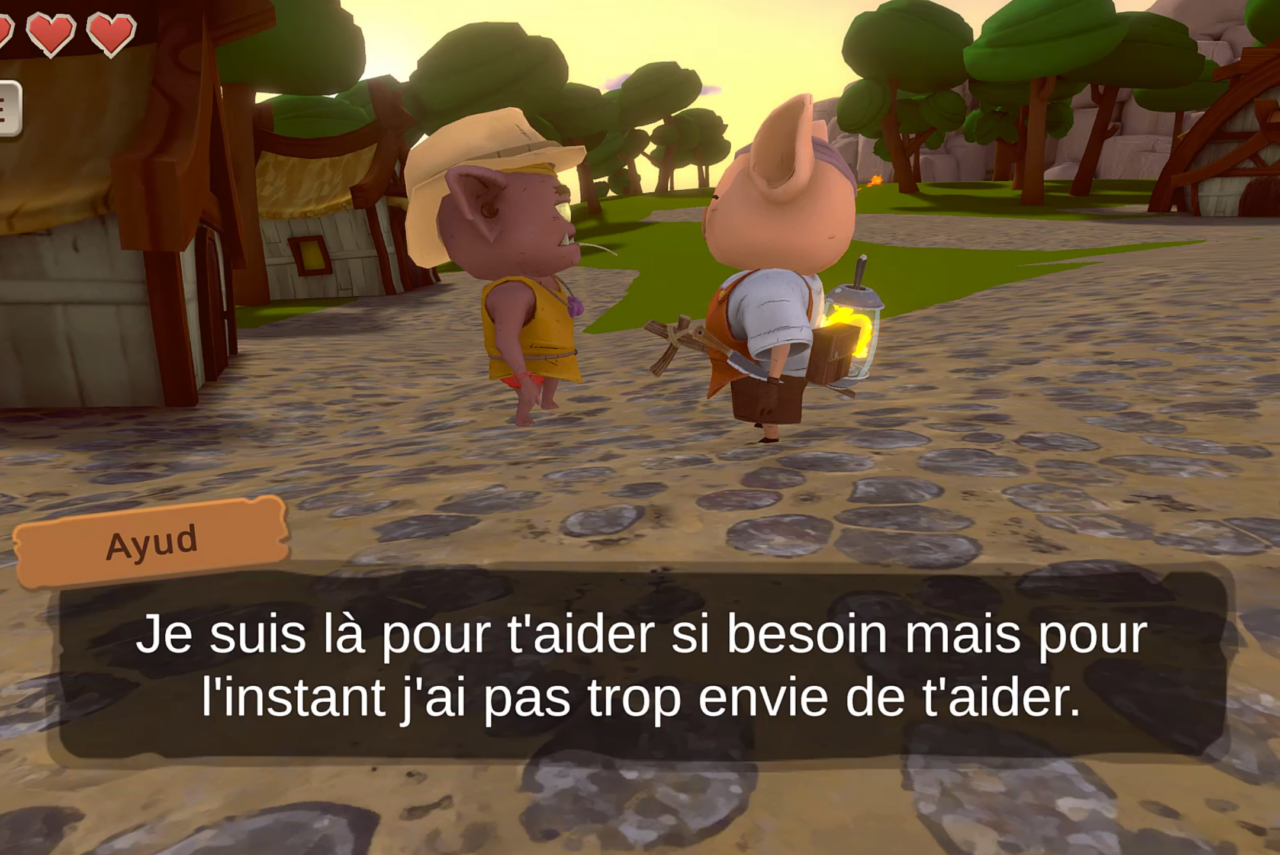 Jeu d'aventure Open World avec Unity